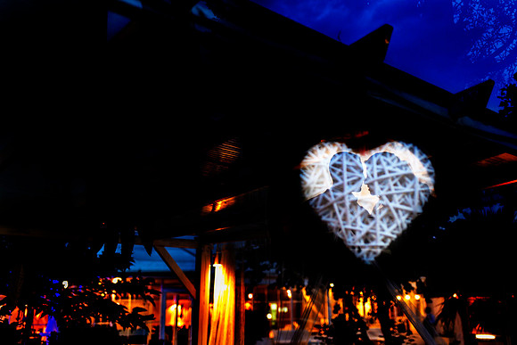artistic wedding photo