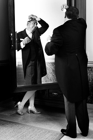 Getting Ready Wedding picture