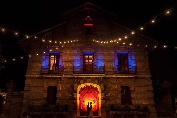 Creative Wedding Couple Photo
